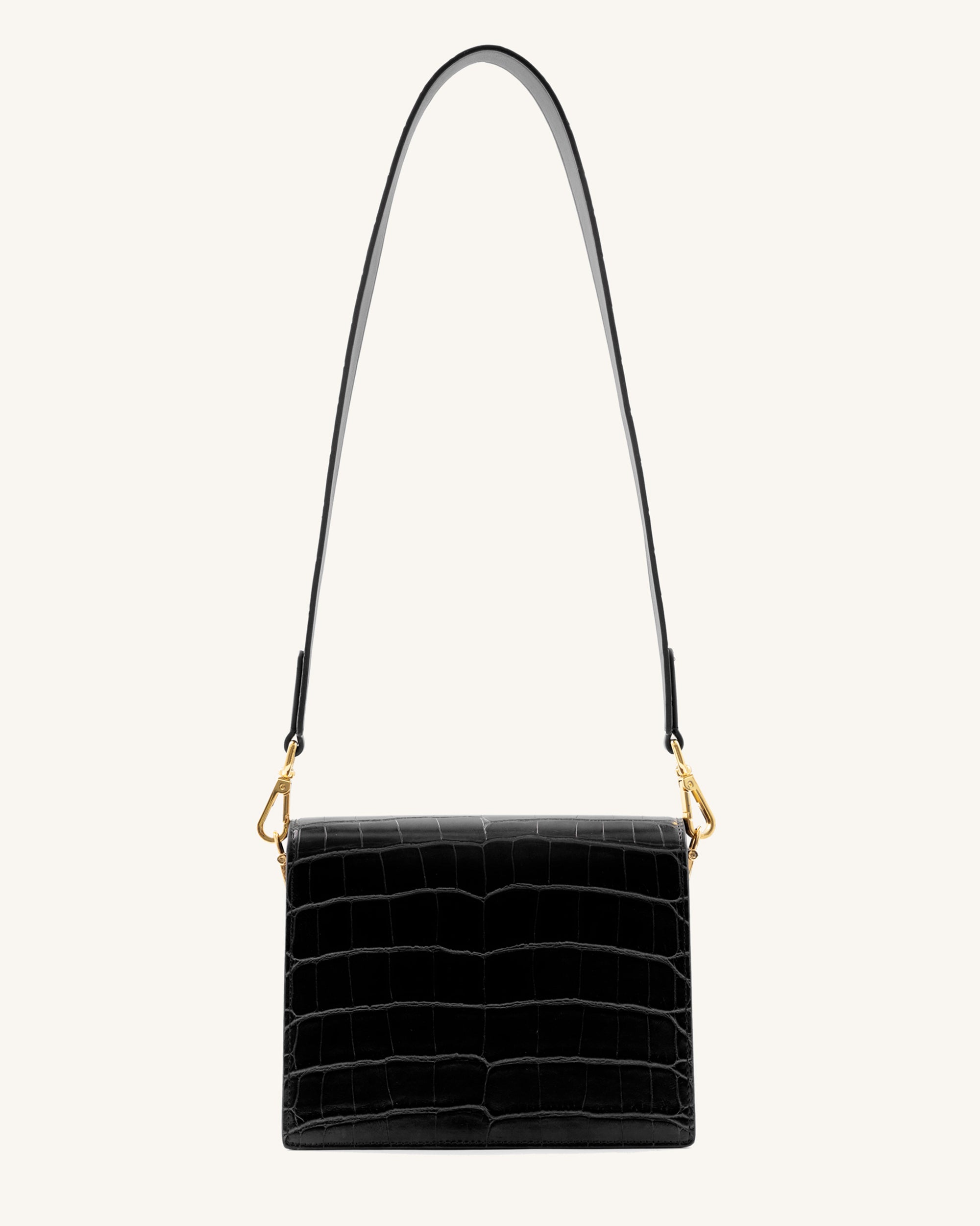 New Mini Black Flap Simple Women's Crossbody Bag