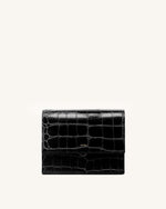 JW PEI Rantan Super Mini Bag Clutch Purse NIB Beige Croc Leather